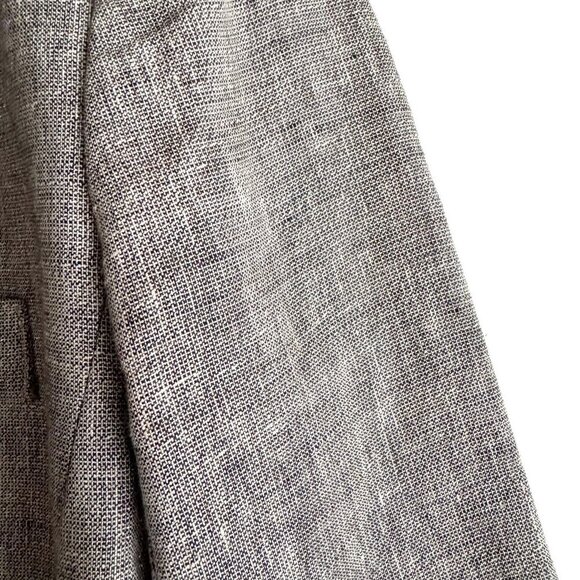 Smythe Grey Silver Cotton Blend 3/4 Sleeve Blender 6 - Picture 4 of 7